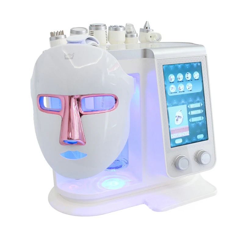 7-in-1 Beauty Instrument IPL Radio Frequency Oxygen Injection Small Bubble Skin Care Device Comprehensive Management Tool