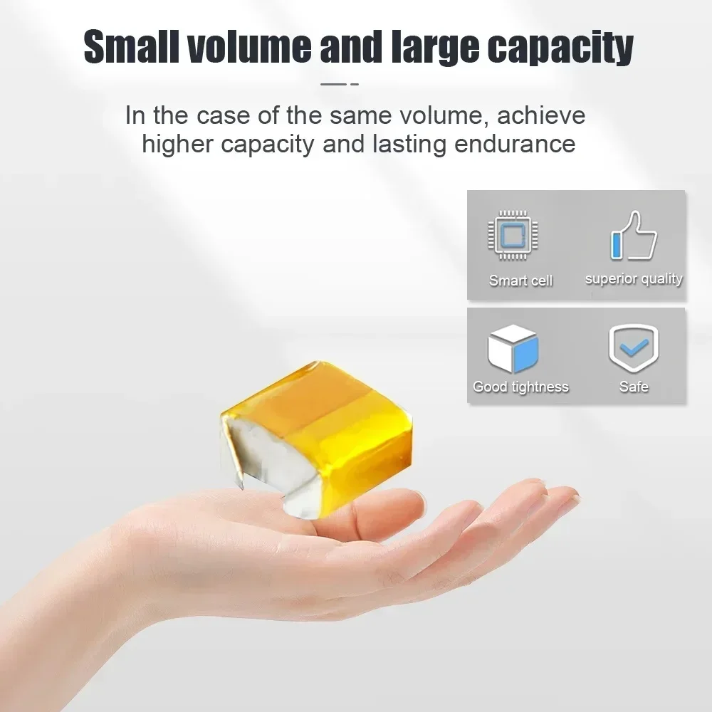 نويا راي 10-100 قطعة 3.7 فولت 30 مللي أمبير 401012   بطارية ليثيوم بوليمر قابلة لإعادة الشحن لسماعات الرأس المتوافقة مع البلوتوث #3