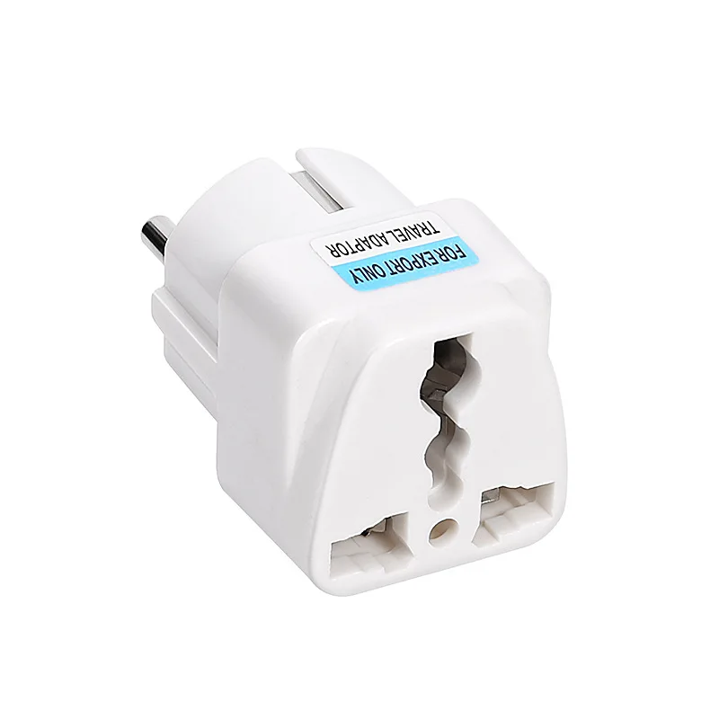 2pcs Upgrade Travel Power Plug AU UK US To EU AC Power Socket Travel Charger Adapter Converter 250V 10A