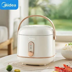 Midea 1.2L Cute Rice Cooker Small Portable 220v/200w MultiFunction Electric Rice Cooker Home Non-Stick Cooker Appliances