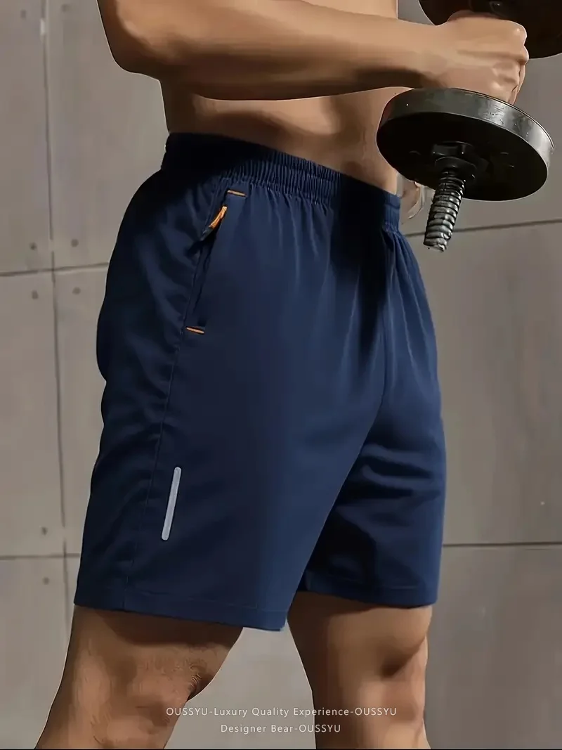 Pantalones Cortos Deportivos Delgados de Verano 2026 para Hombre, con Bolsillos con Cremallera, Cintura Elástica, Estilo Cargo, Bermuda, Joggers, Pantalones Deportivos, Tallas Grandes hasta 8XL