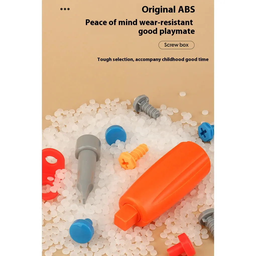 Conjunto de ferramentas criativas para crianças, caixa separada, brinquedos para brincar imaginativo, quebra-cabeça criativo, brinquedo para crianças de 3 a 12 anos