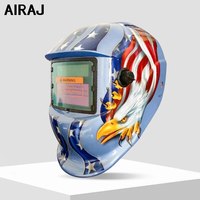 AIRAJWelding Mask Welder Protection Head Worn Solar Automatic Dimming Welding Cap Multifunctional Professional Welding Equipment