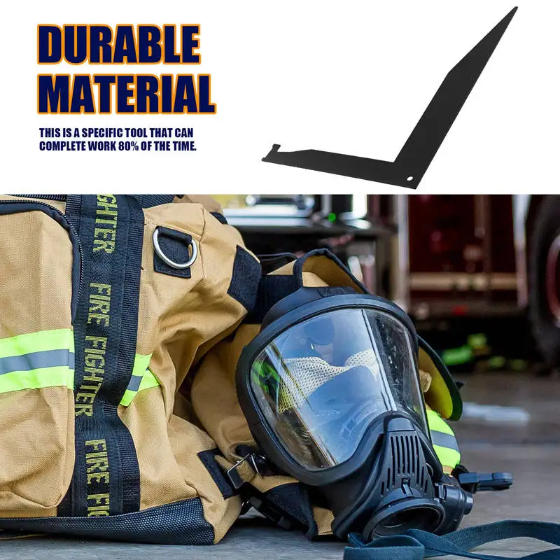 Bar Firefighter Tool  Access Doors Easily Fire Pick Swipe Tool Leverage Tool Black