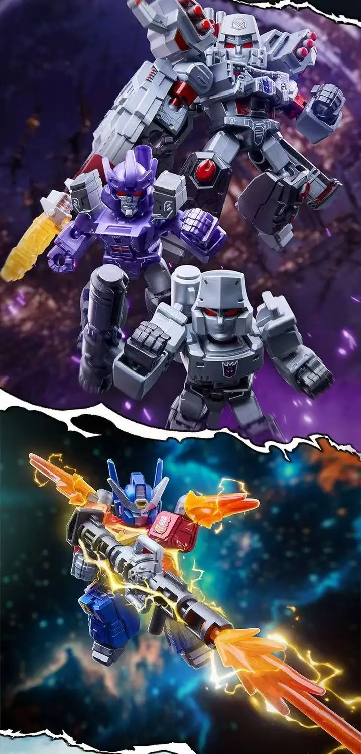 Neue Original Blokees Transformers Defender Version Wave 8 Blind Box Seltene Figur Stellar Optimus Prime Megatro Mystery Box Geschenk – Detail 11