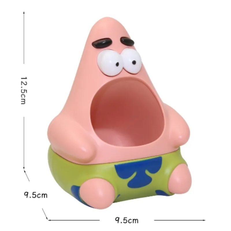 Spongebob Patrick Star Pen Holder Anime Funny Women Makeup Brushes Storage Organizer Cute Desktop Ornament Decoration Toys Gifts