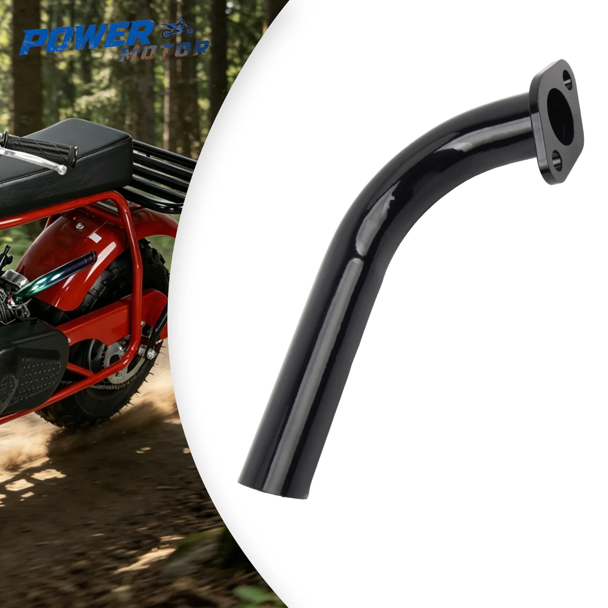 Motorcycle Exhaust Pipe Kit for Honda Predator 212cc GX160 GX200 DuroMax Kart Mini Bike Engine Modification Exhaust Pipe