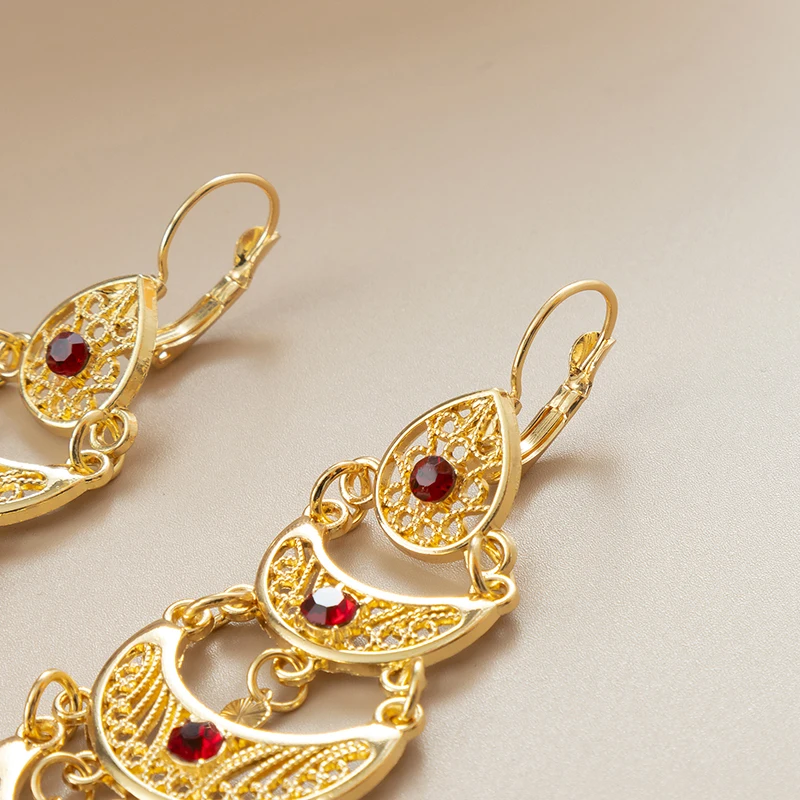Popular Style Multi-Layered Moon-Shaped Heart-Shaped Small Pendant For Earrings image 5