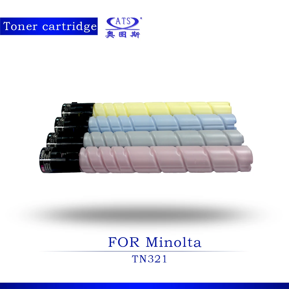 Imagem -04 - Conjunto Tn321 Cmy400g Bk500g Cartucho de Toner para Konica Minolta c 224 284 364 227 287 7822 7828 7528 C224 C284 C364 C227 C287 Peças