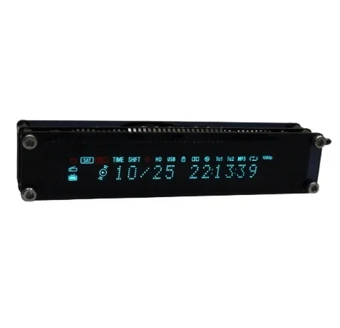 VFD clock vacuum fluorescent display screen retro clock desktop ornament