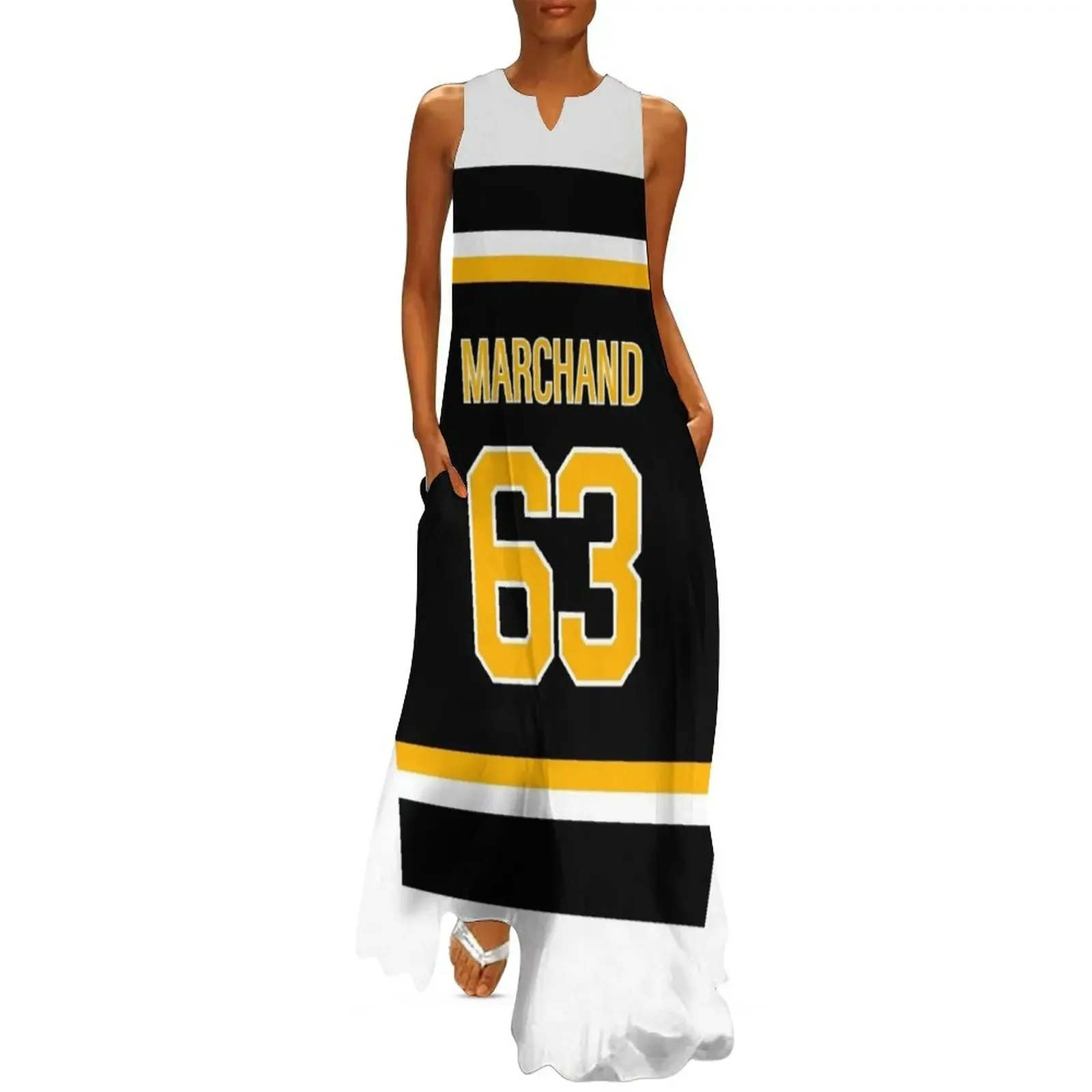 

Brad Marchand Jersey Long Dress women's evening dress 2025 luxury woman party dress