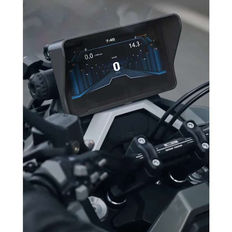 لـ Zontes 368G - مظلة شمسية لشاشة لوحة القيادة للدراجات البخارية (مضادة للوهج، حماية من الضوء) #5