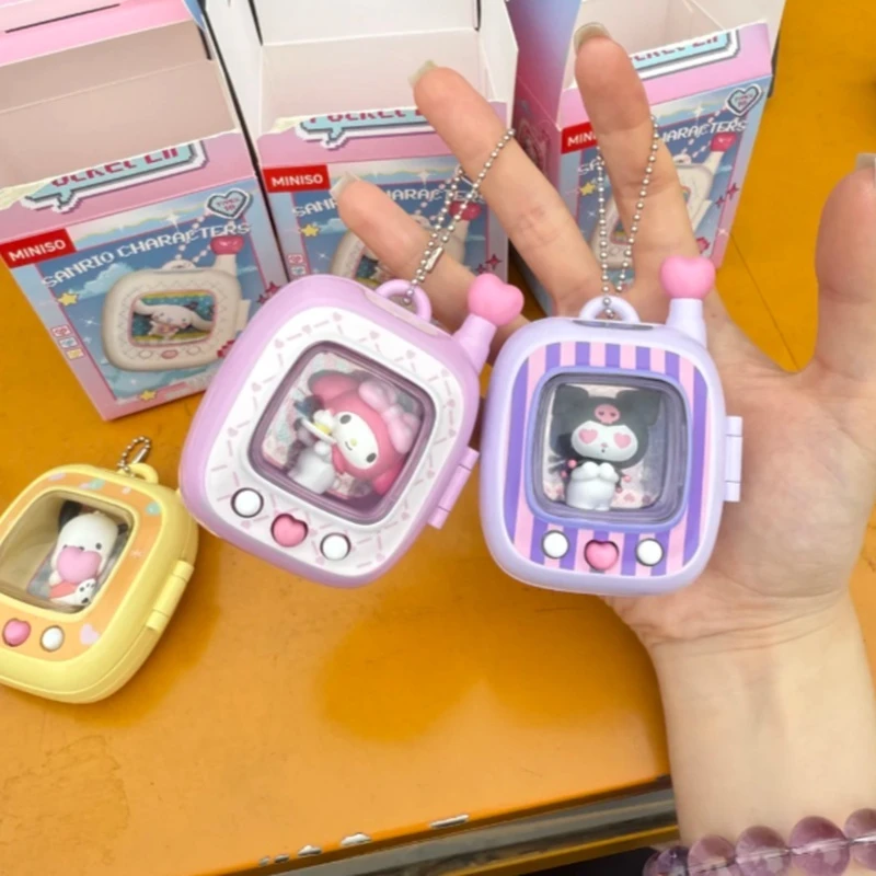 Genuine Sanrio Pocket Elf Pendant Series Blind Box Hellokitty Anime Figure Decoration Collection Mystery Box Kid Customized Gift