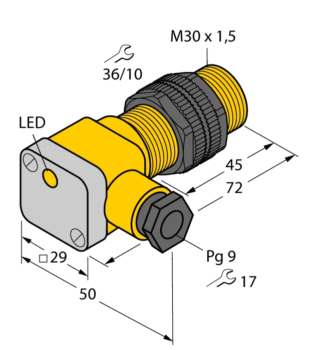 2026 Turck Inductive Sensor BI10-P30SK-Y1X  Hot Selling a Good Price 100% New Original in Stock 1 Year Warranty High Quality