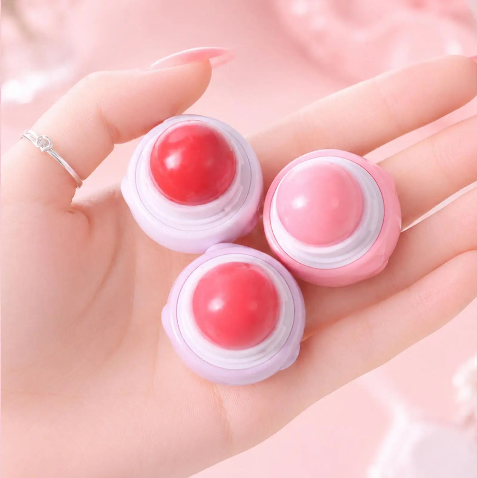 Bunny Temperature Changing Lip Balm Rabbit Shaped Hydrating Reactive Lipstick Waterproof Anti-Dry Cracked Warm Change Lipstick view 4