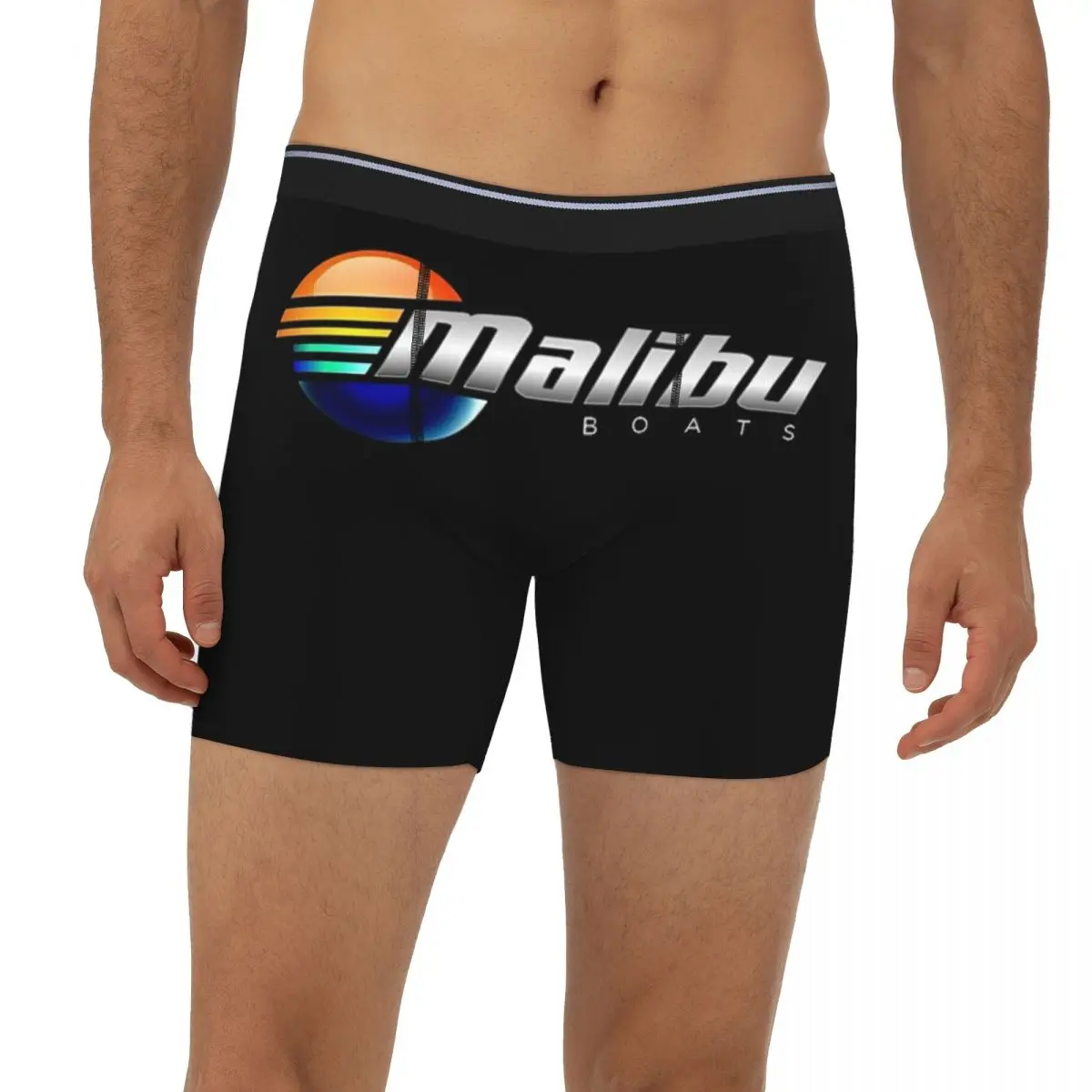 

Malibu Boats POCKET SIDE, длинные трусы-боксеры, короткие мужские трусы, удобное нижнее белье для мужчин, подарок бойфренду
