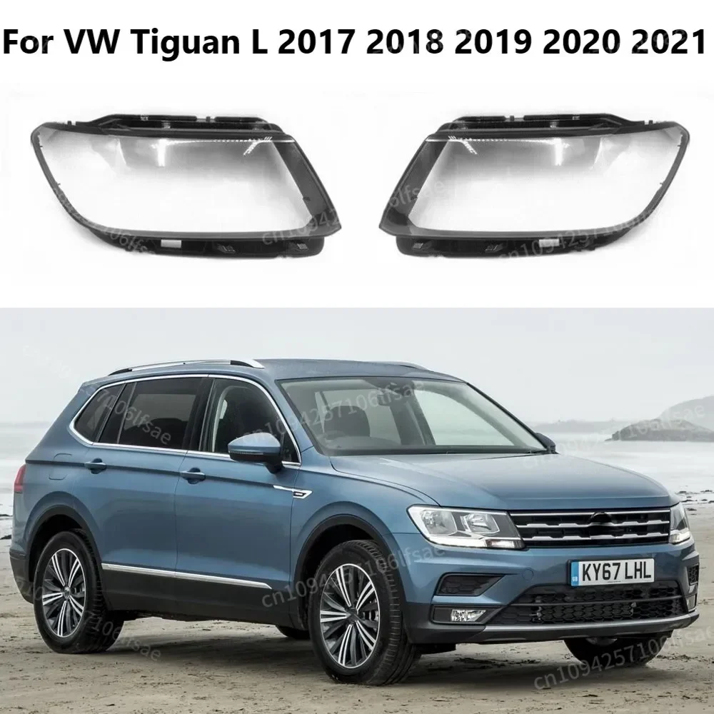 

Left Right Car Headlight Light Lens Clear Covers For VW Tiguan 2017 2018 2019 2020 2021 Headlight Lamp Cover Lampshade Shell