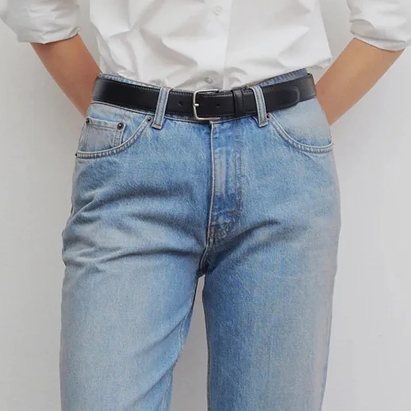 Jeans droits polyvalents pour femmes, pantalons décontractés en coton fin, pantalons longs, Streetwear Y2K, printemps, été, automne, nouveau, 2024, R0