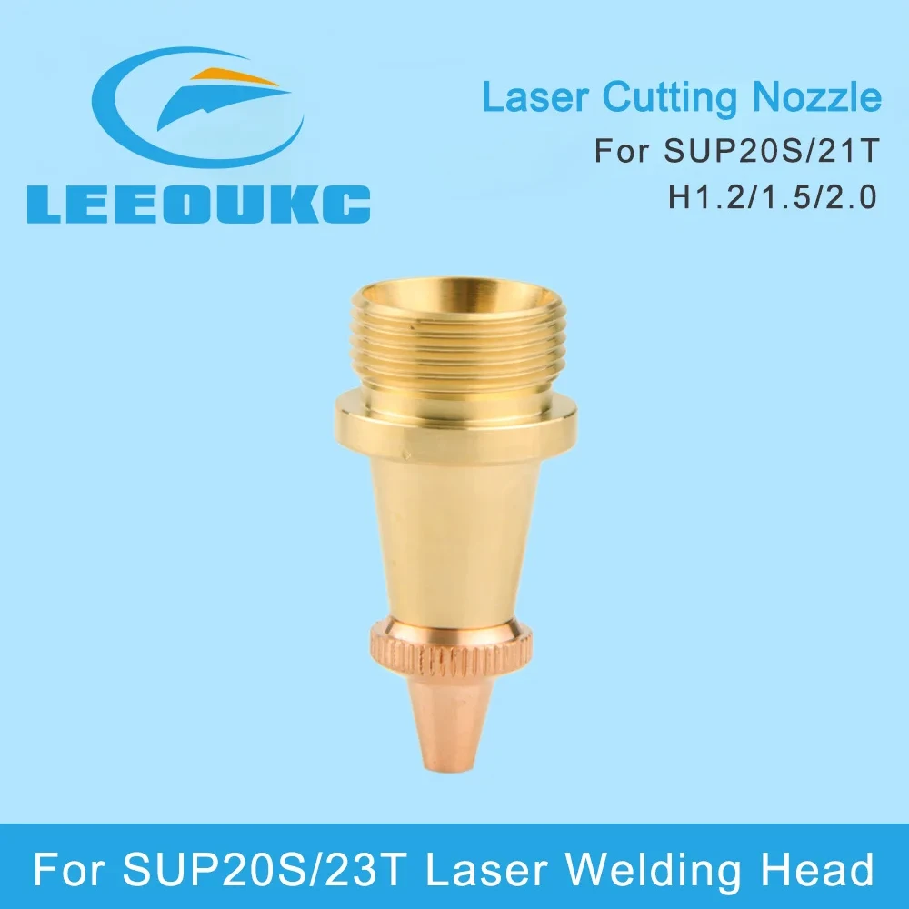 LEEOUKC 10Pcs/Lot Fiber Laser Welding Head Nozzles For SUP20S Laser Hand-held Welding Machine
