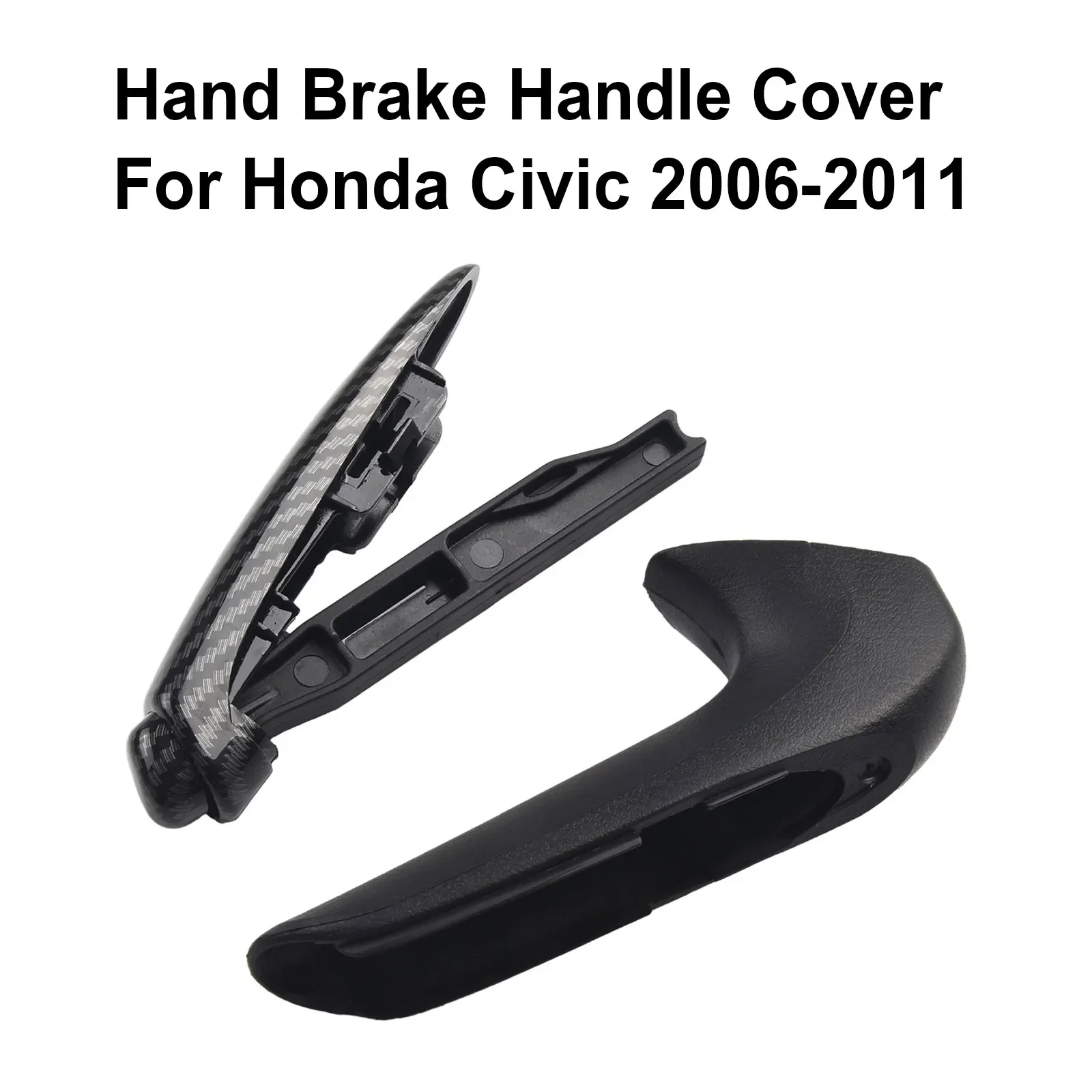 Car Handle Grip Knob Cover Parking Handbrake Sleeve Protector For Honda Civic 2006 2007 2008 2009 2010 2011 Interior Accessories