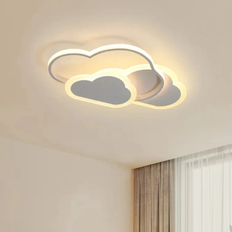 Plafonnier, plafonnier LED créatif 32w avec télécommande variable 3000-6500k 2800lm, éclairage de dessin animé pour salon
