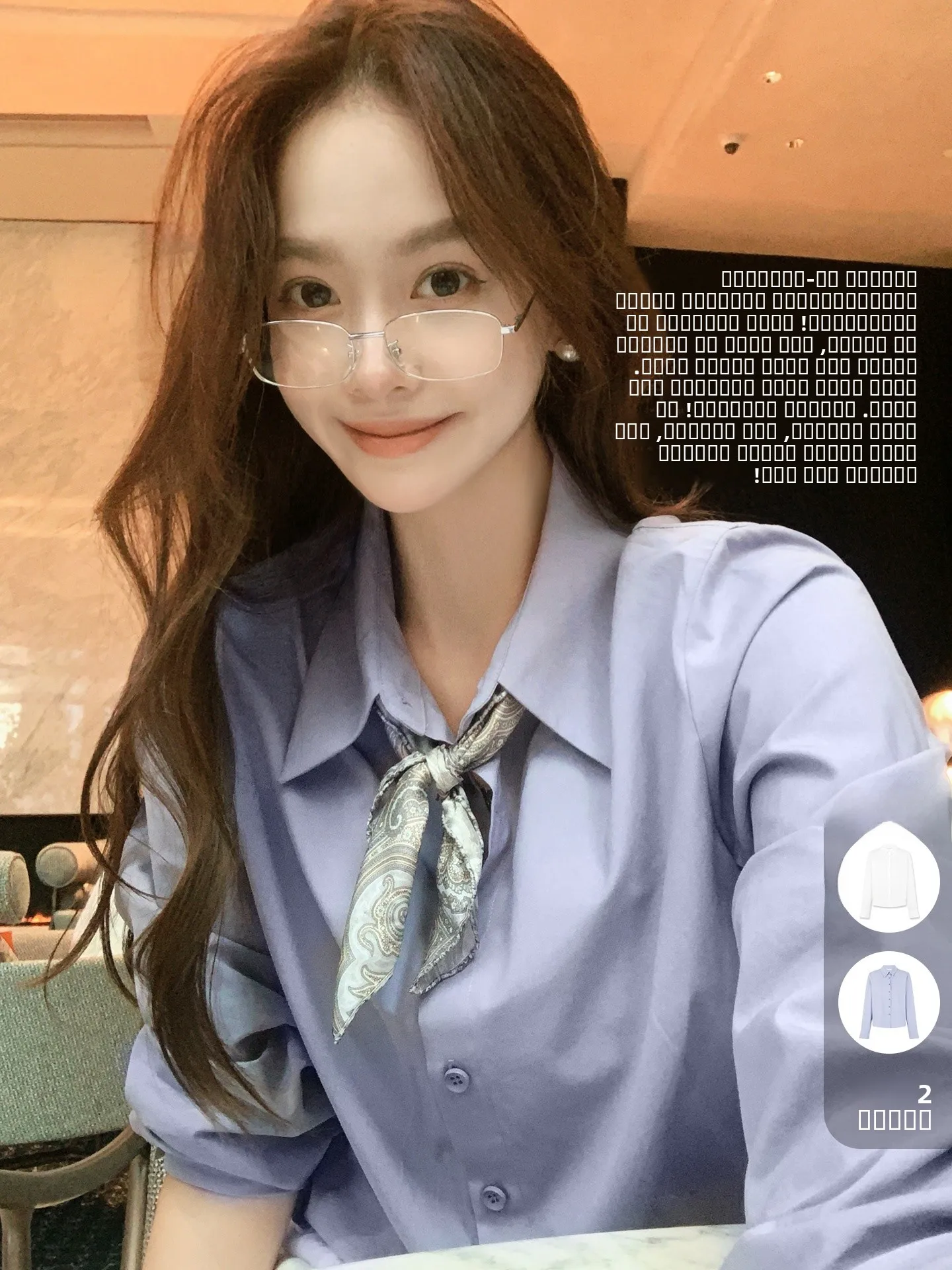 

MeiYang Iris Pattern Cotton lin Long Sve irt Stand Collar Button up Women's Casual Faion Loose Fit Color