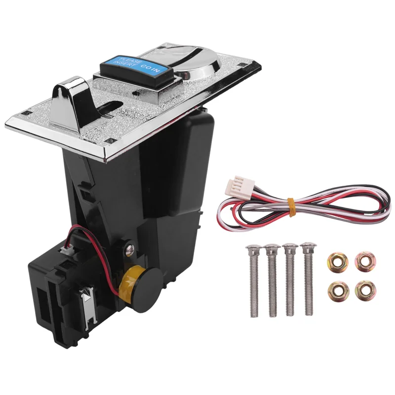 Multi Coin Acceptor Electronic Roll Down 4P Port Electronic Coin Selector Vending Machine Arcade Game Ticket Redemption