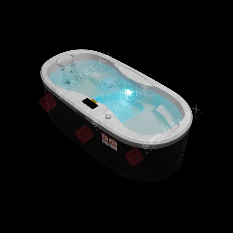 Acrylic Small Bathtub, Luxurious Surfing Massage, Constant Temperature Heating, Independent Bathtub, European Style Home Bathtub
