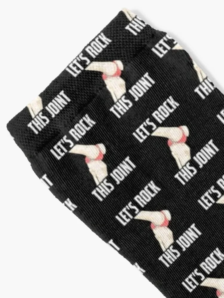 Surgery gift sick product - Knee replacement surgery Socks floor kids happy christmas stocking Ladies Socks Men's