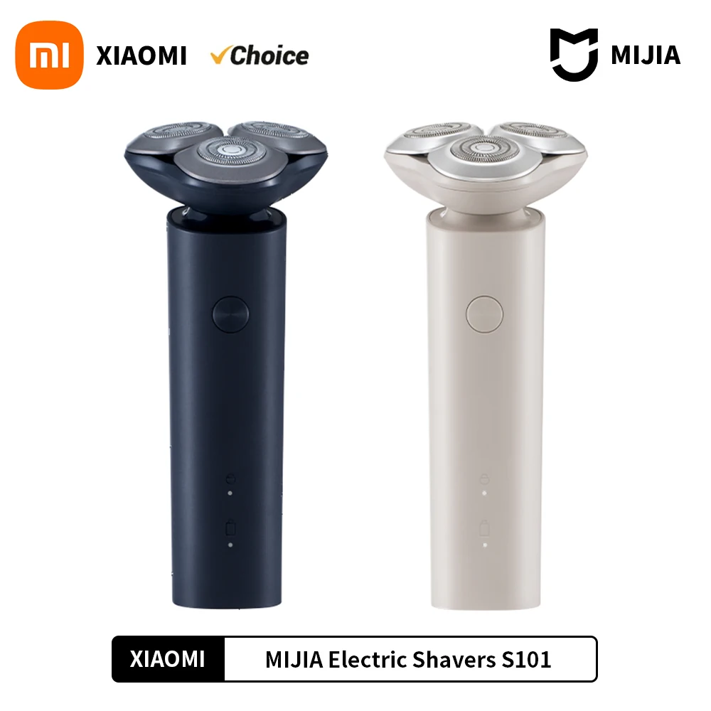 XIAOMI MIJIA S101 Men's Electric Shavers Dry Wet Shaving Beard Trimmer Trimer Cutter Portable Razor Razors Hair Cutting Machine