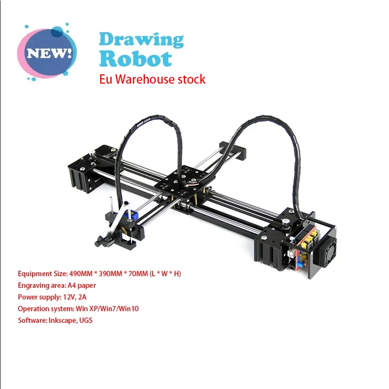 Fai da te LY Drawbot Pen CNC V3 Shield XY-Plotter Robot per lettere e scrivere giocattolo per macchina da disegno Corexy