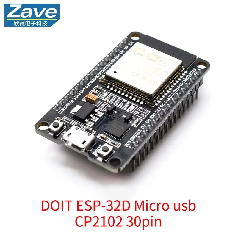 ESP32 Entwicklungsboard WiFi Bluetooth Modul 32D 32U CH340 CP2102 Typ-C Micro USB 30Pin 38Pin für Arduino