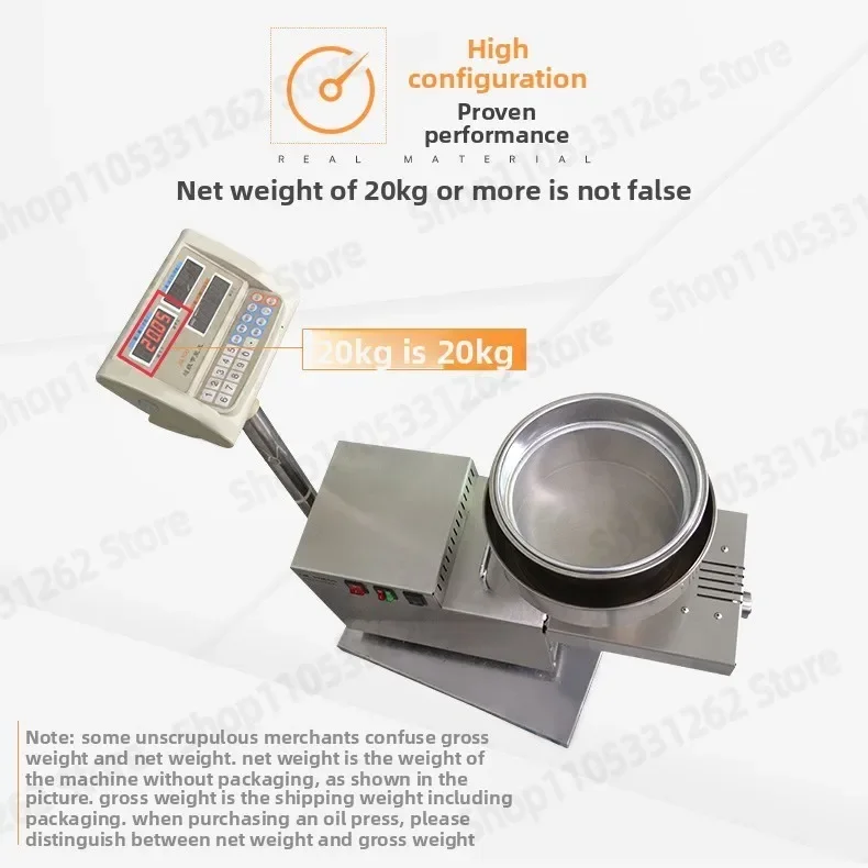 Commercial Household Electric Oil Press, Small Medium Stainless Steel Automatic Intelligent Hot Cold Oil Extractor Machine