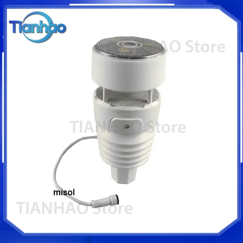 for Weather Station Ultrasonic Wind Speed Direction Rainfall Temperature Humidity Pressure Light Sensor No Screen Outdoor