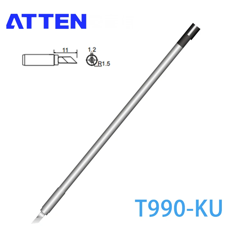 ATTEN T990 Soldering Iron Tips B/C/D/I/K for ST-990 ST-8602D Welder Station Integrated Heating Core Electric Welding Head