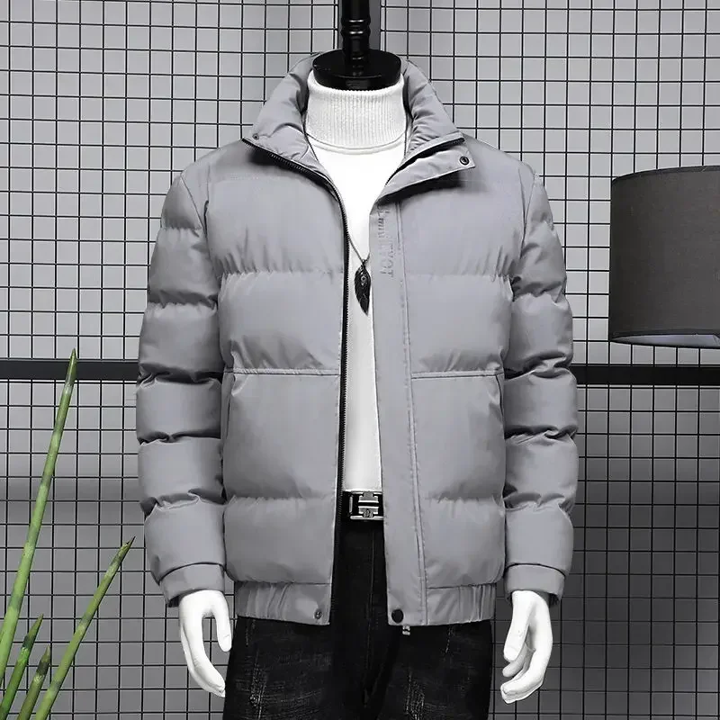 Imbottitura uomo con cappuccio cappotto imbottito abbigliamento di lusso coreano piumini per uomo moda 2024 parka abbigliamento invernale Casual