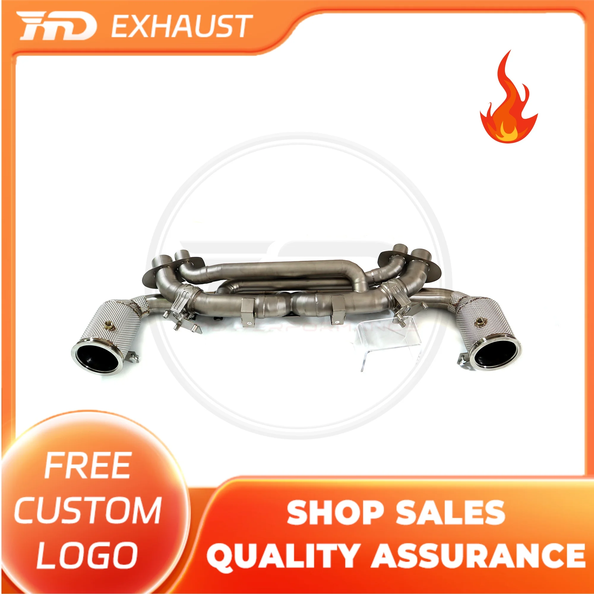 

HMD Exclusive customization Exhaust System titanium alloy High Flow catback for Porsche 911 992 turbo s with valve