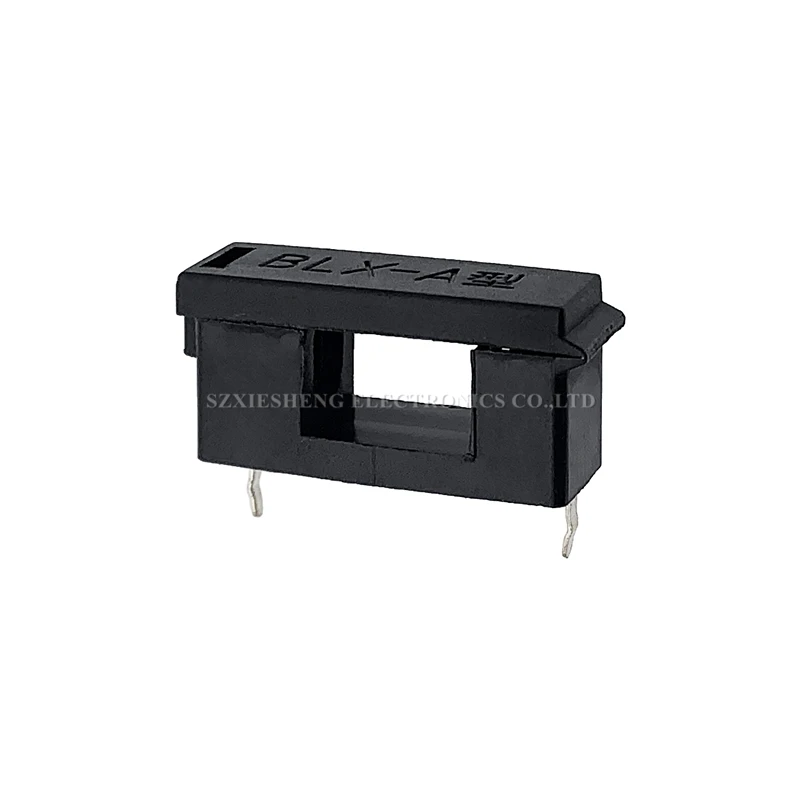 10 PZ BLX-A Tipo 5*20 MM Portafusibile 6.3A250V Supporto Nero e Copertura Nera PCB Montaggio Sul Pannello Base del Fusibile Con 5*20 MM Tubo Fusibile