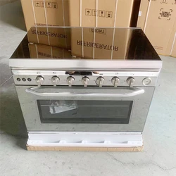 Gas stove one-piece upright with oven European and British 6 gas stove head, starting from 1 piece in stock.