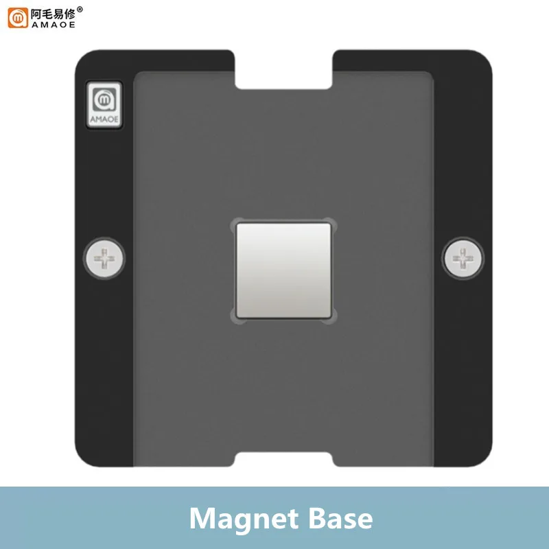 AMAOE Planting Tin Platform Set per HI3716 HI3798/6950 Strong Magnetic 0.12/0.15mm BGA Reballing Stencil Template