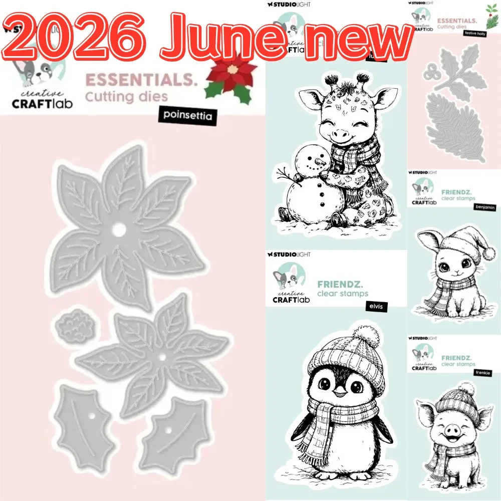 Sika Deer Stamps 2026 New  Metal Cutting Dies For Craft Embossing Make Paper Greeting Card Making Template DIY Handmade