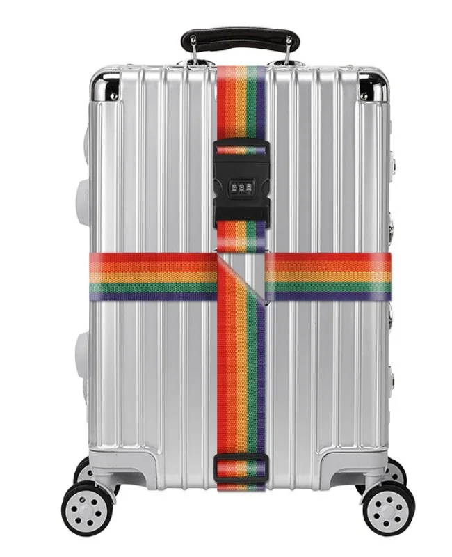 TSA Travel Luggage Strap Adjustable Password Lock Packing Belt Baggage Secure Lock Anti-theft Luggage Strap Bundling Belt