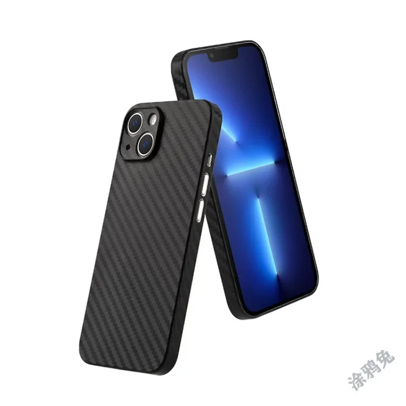 Hurtownia: Etui na telefon z teksturą włókna węglowego chroniące obiektyw aparatu, do iPhone 17 16 15 14 13 12 11 x 8 7 plus Pro Max — zdjęcie produktu 5