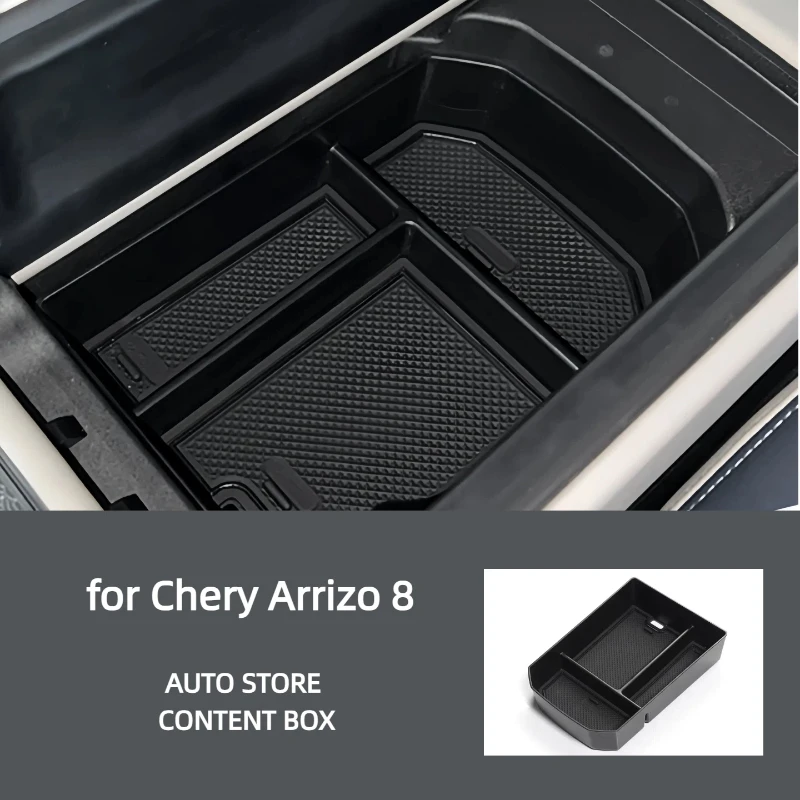 For Chery Arrizo 8 Center Console Storage Box Organizer Accessories Compartment Divider
