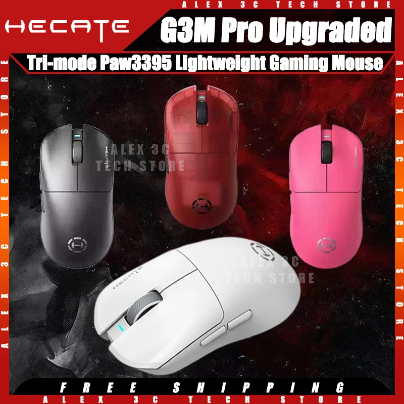

EDIFIER Hecate G3M Pro Upgraded Gaming Mouse Wireless Tri-mode Paw3395 Lightweight Esports Flash Speed Pc Gamer Accessories Gift