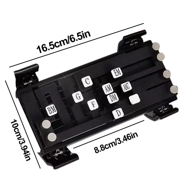 กีตาร์คอร์ด Presser เทรนเนอร์กีตาร์แบบพกพากีตาร์คอร์ด Artifact กีตาร์ Fretboard กีตาร์คอร์ด Assisted การเรียนรู้