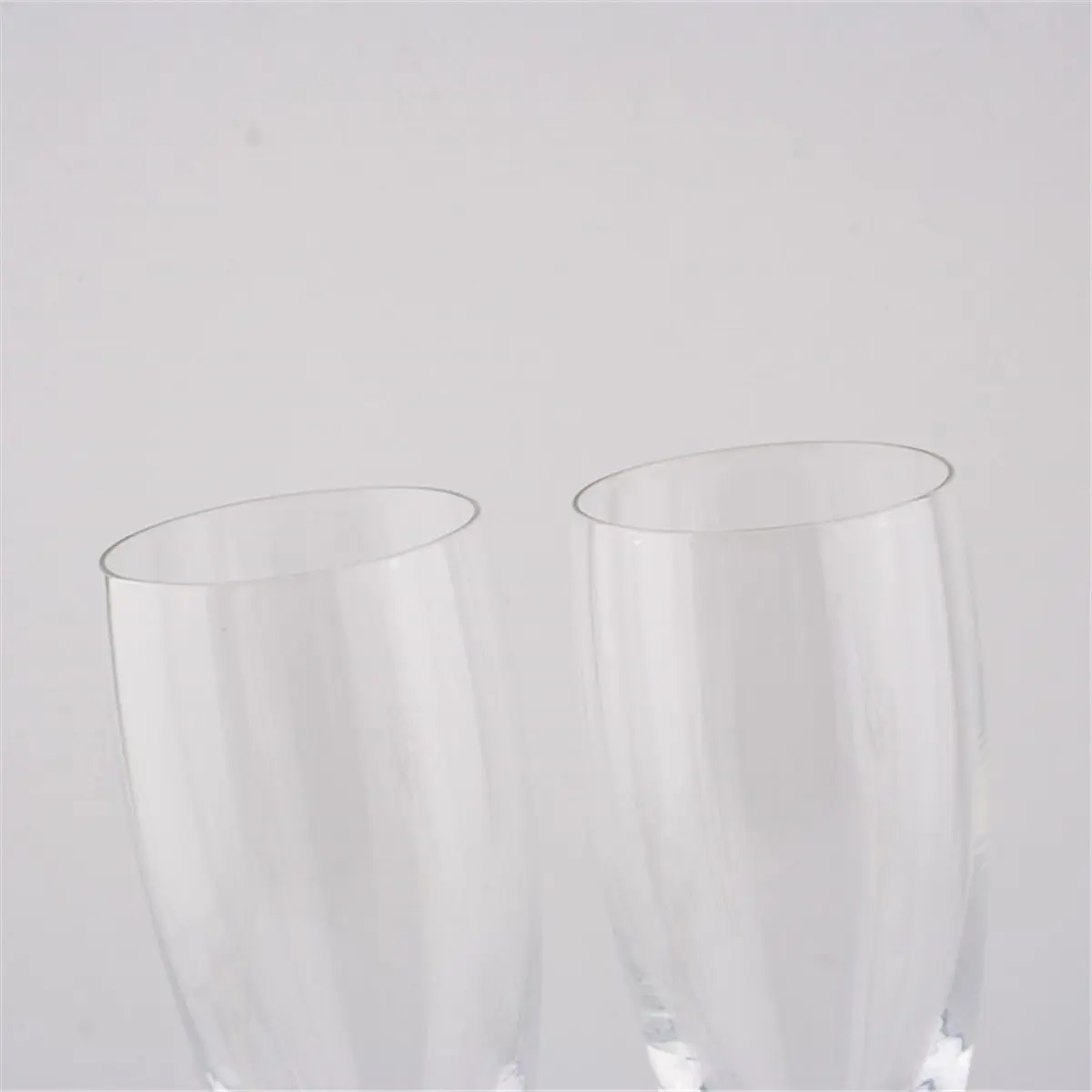 Utility Design 2pcs Heart-Shaped Crystal Champagne Glasses Set for Wedding & Party, Elegant Wine Accessories