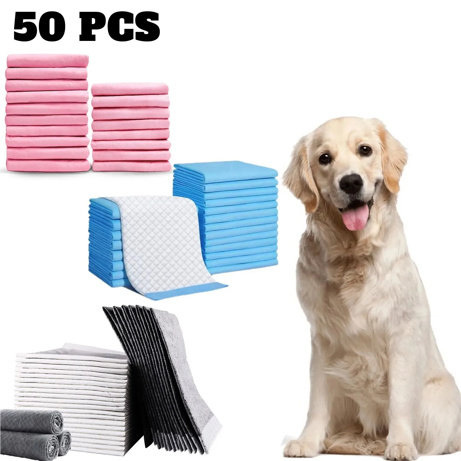 50/100pack Of Pet Urine Pads Non Wetting And Thick Protective Pads Leak Proof Easy To Clean Disposable Urine Pads 45*60cm