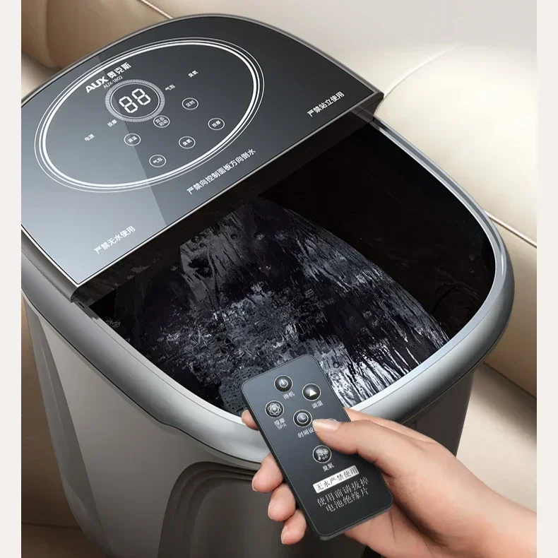 

Полностью автоматическое электрическое ведро для ванны для ног: массаж, подогрев. Бытовой, постоянная температура.