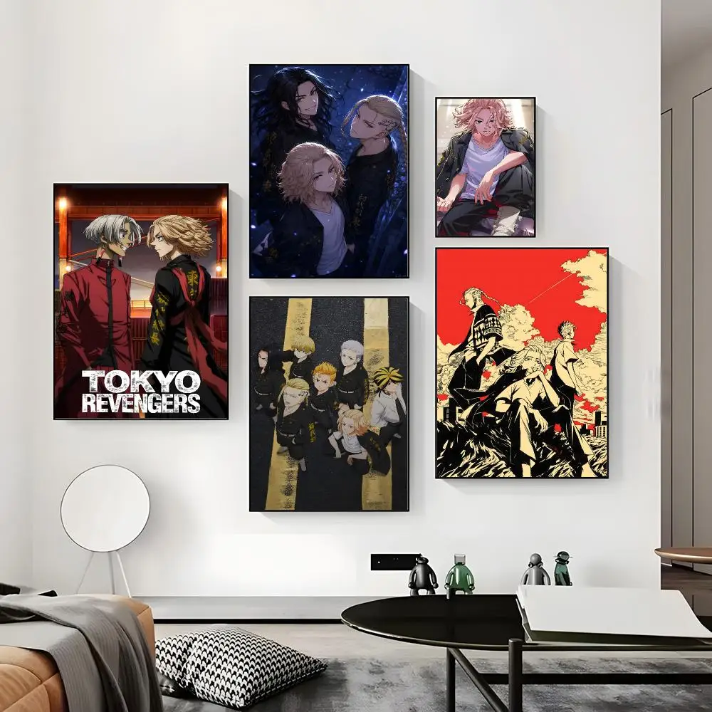 Anime Tokyo Revengers Poster Paper Print Home Living Room Bedroom Entrance Bar Cafe Art Painting Decoration